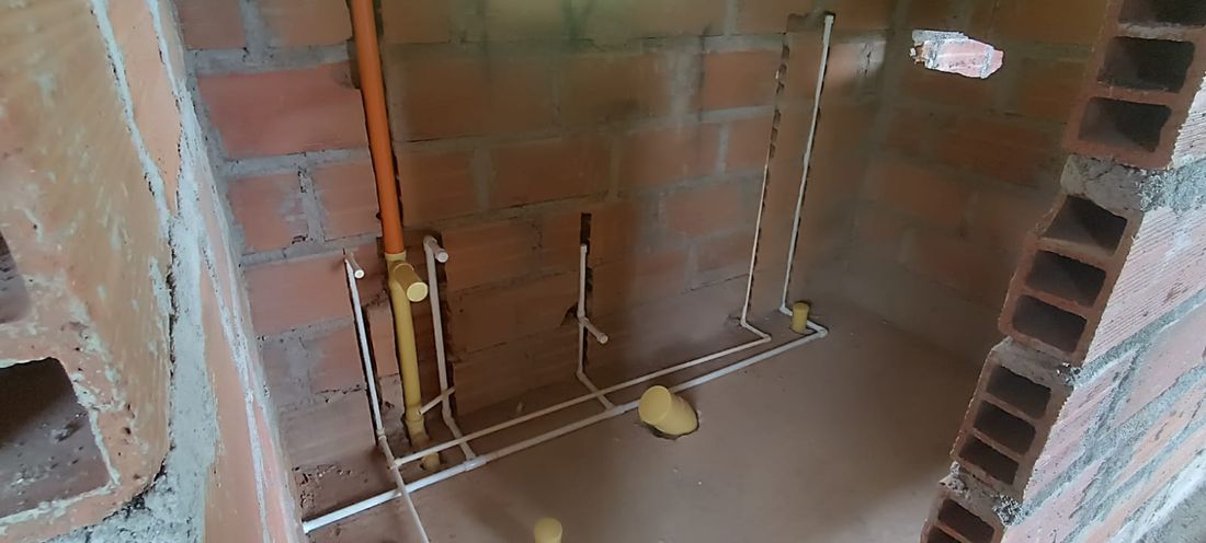 Puntos hidráulicos en obra